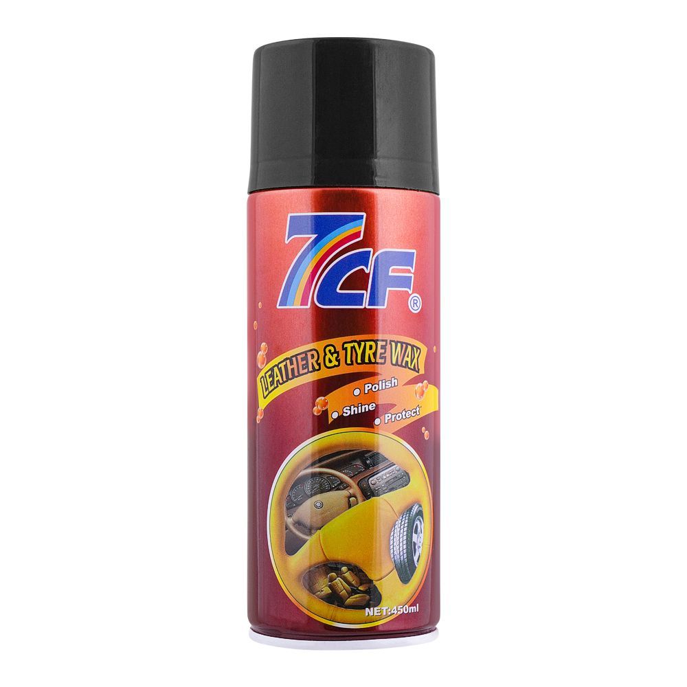 7CF Dashboard Leather And Tyre Wax 450 ML