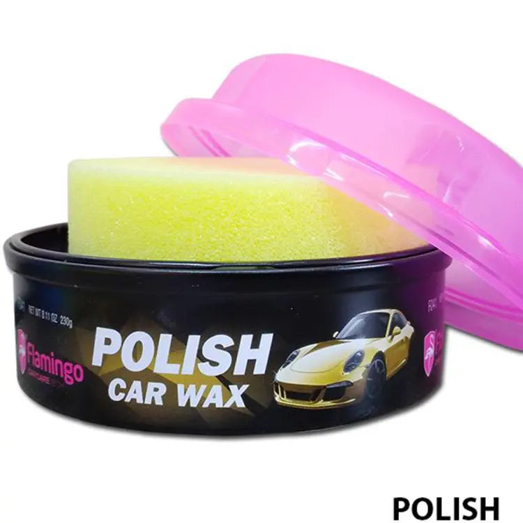 Flamingo Car Wax 230G F041, Smooth Mirror Like Shine,