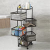 Rotating Storage Rack (4 Tiers Square Style)