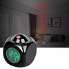 Digital Alarm Clock LED Wall Ceiling Projection LCD Digital Voice Talking