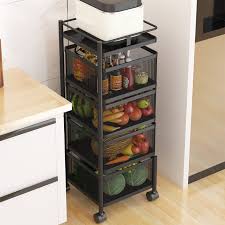 Rotating Storage Rack (4 Tiers Square Style)