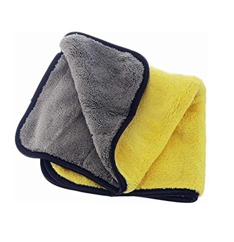 Micro Fiber Towel - Double Side Imported Towel- EXTRA PLUSH - 40cm x 45cm (Pack Of 3)